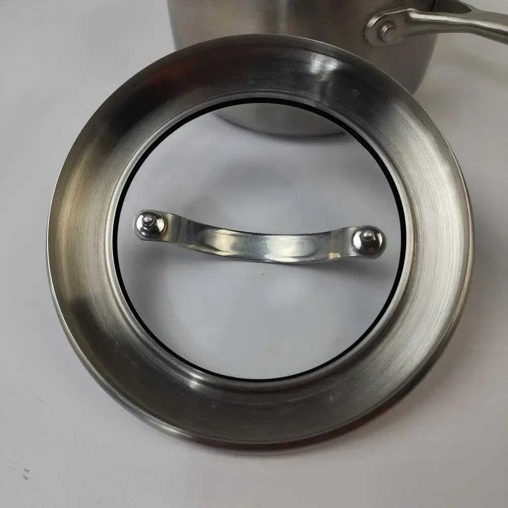 Scanpan Denmark CTX Stratanium 2QT Saucepan Stainless Steel/Non-Stick with Lid